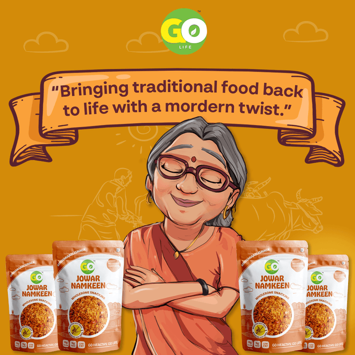 GoLife jowar millet Namkeen |Truly Grandma Approved Snack | Roasted not Fried | Packed with yummiest and healthy |golifeindia