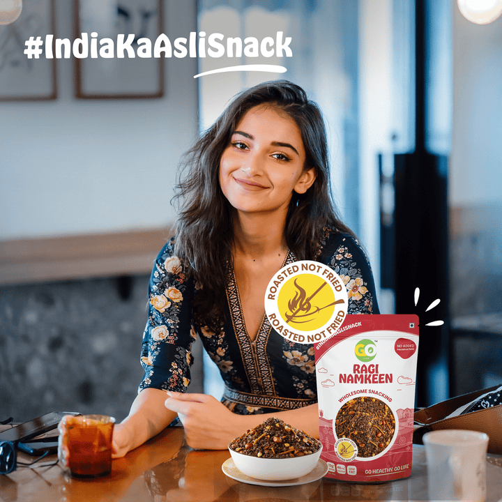 GoLife ragi millet Namkeen |Truly Grandma Approved Snack | Roasted not Fried | Packed with yummiest and healthy |golifeindia