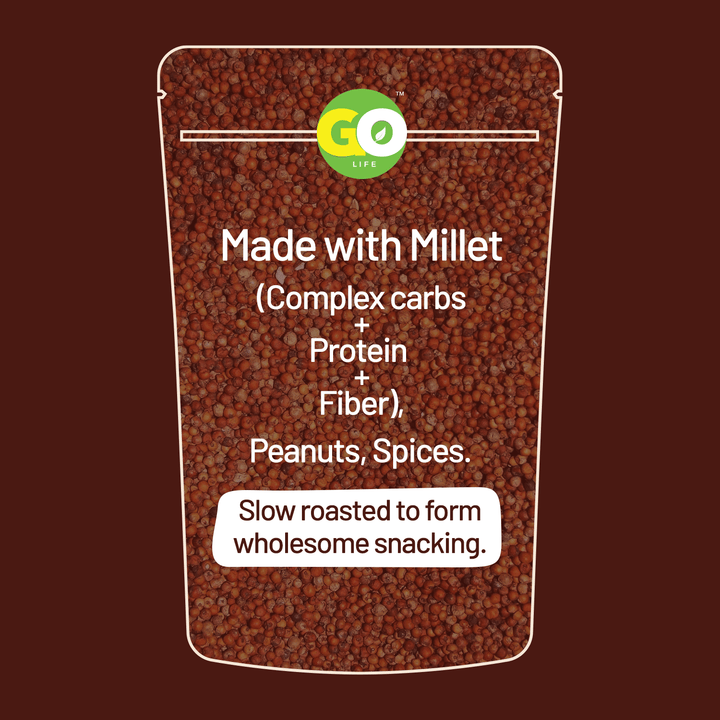 GoLife ragi millet Namkeen |Truly Grandma Approved Snack | Roasted not Fried | Packed with yummiest and healthy |golifeindia